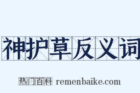 神护草反义词是什么意思的图片
